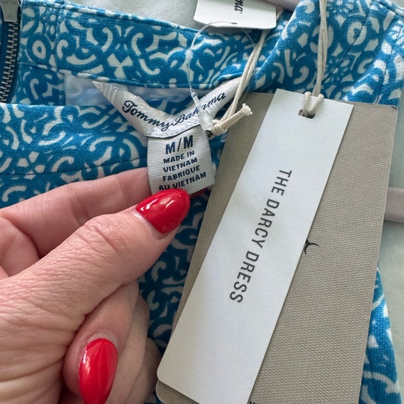 Tommy Bahama Blue Patterned Dress - Picture 7 of 8
